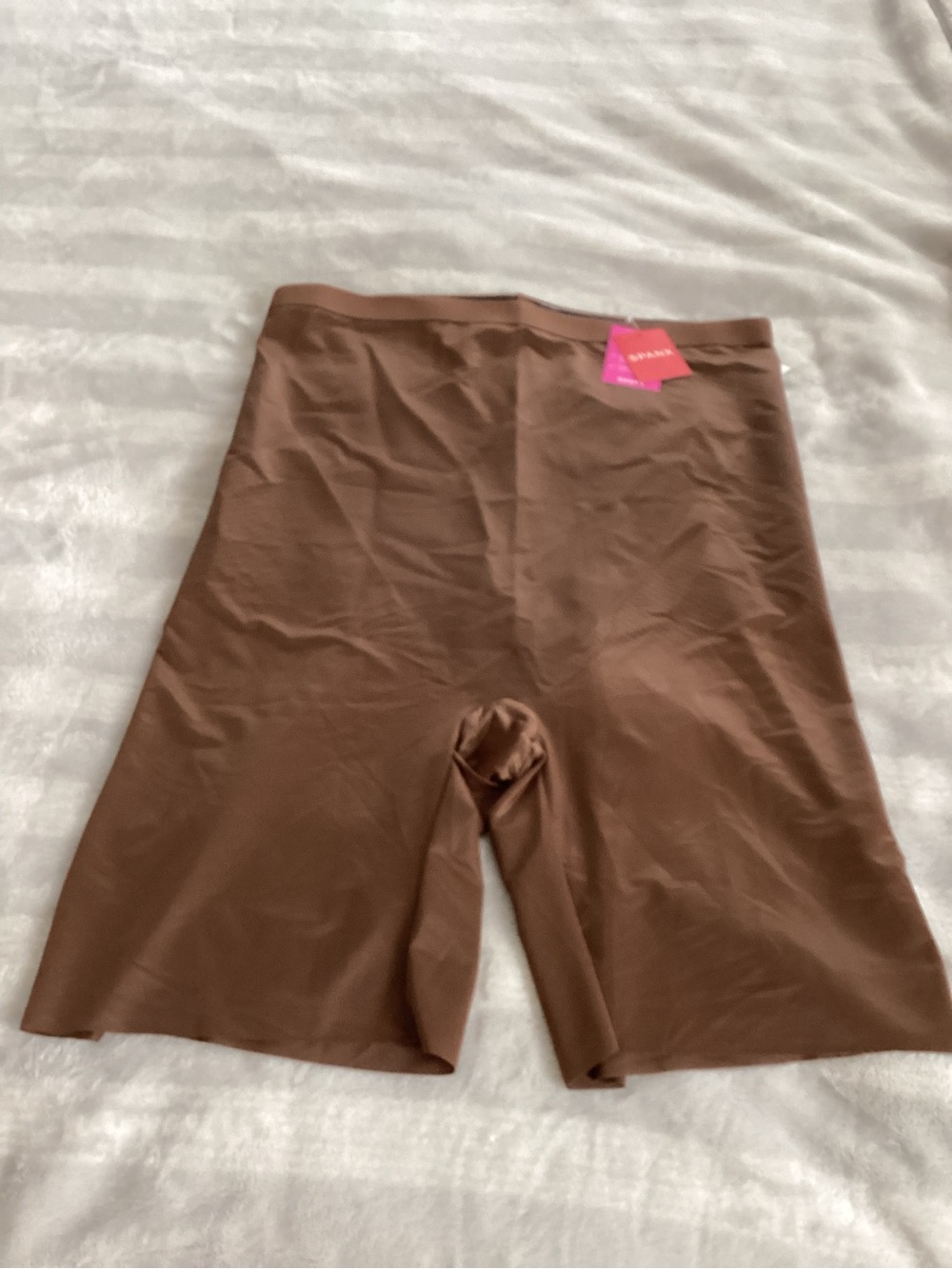 SPANX Brown Seamless Shaping Shorts with Branded Tag